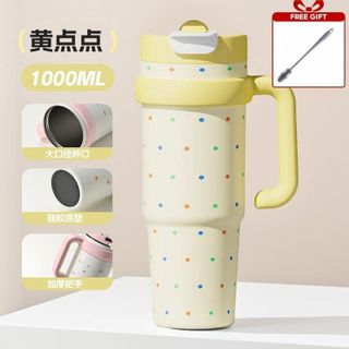 LY GIỮ NHIỆT INOX HOẠ TIẾT HOẠT HÌNH 1000ML
