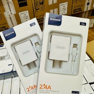 Bộ sạc Sendem C68 2.4A Chân IPhone (Có VAT)