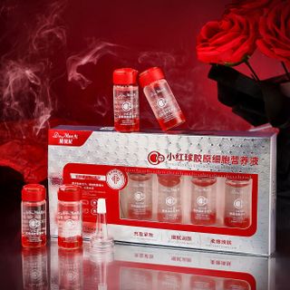 Hộp 4 Chai Tinh Chất Dưỡng Da DaMonAe Little Red Ball – Collagen Cell Nutrient Solution, Căng Bóng & Dưỡng Ẩm