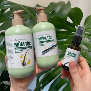 Mầm Tóc - Bộ Gội Xả & Xịt Dưỡng Thảo Mộc
