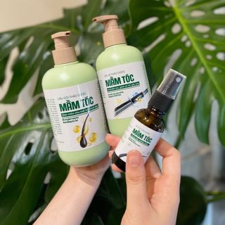 Mầm Tóc - Bộ Gội Xả & Xịt Dưỡng Thảo Mộc