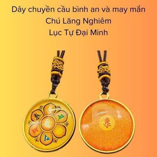 Dây đeo 2 mặt 2 Chú Lăng Nghiêm và Lục Tự Đại Minh
