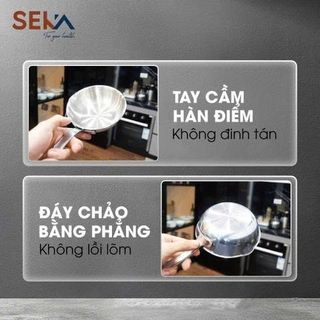 CHẢO LÒNG NÔNG SEKA SK6030 SIZE 12CM