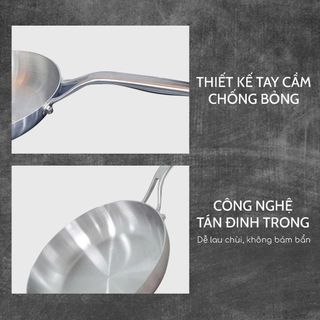 CHẢO CHỐNG DÍNH INOX SEKA SK6030 SIZE 26CM