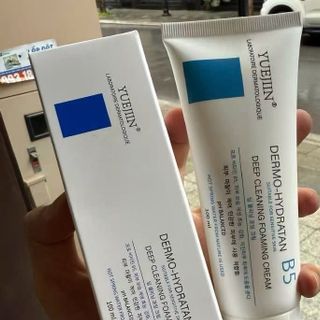 Sữa rửa mặt YUEJIN B5 Dermo Hydratan Deep Cleaning Foaming Cream, làm sạch sâu, dưỡng ẩm, cân bằng da (100ml)