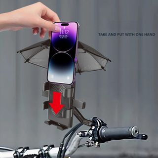 GIÁ ĐỠ ĐIỆN THOẠI XE MÁY CÓ Ô DÙ S506