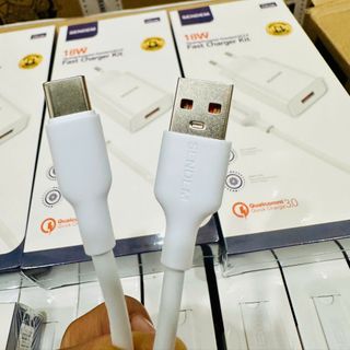 Bộ sạc nhanh Sendem OG36 QC3.0 18W chuẩn Châu Âu Chân TypeC (Có VAT)
