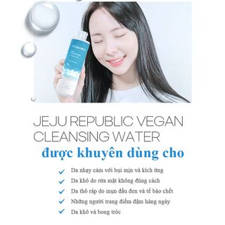 Sale Cận Date - Combo 3 Chai Nước Tẩy Trang Thuần Chay J’essence Vegan Cleansing Water - Hàn Quốc 300ml