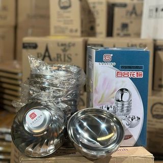 Chén Bát Inox Xoắn 14cm Xoắn
