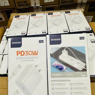 Bộ sạc nhanh Sendem C30 30W Chân C to C (Có VAT)
