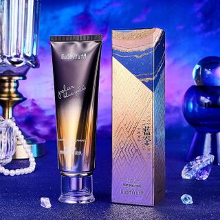 Sữa rửa mặt GuShiyuta Polar Blue Gold Sculpting & Cleansing Cleanser, làm sạch sâu, dưỡng ẩm, sáng da (tuýp 120g)