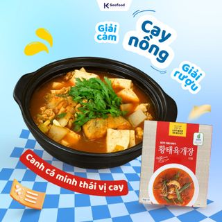 Combo 2 Hộp Canh Giải Rượu, Mát Gan Từ Cá Minh Thái - Cheong Hae Dam - Hàn Quốc - Cay Nhẹ