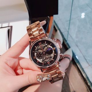 XẢ KHO ĐỒNG HỒ NAM TRUNG CẤP FATEK CHONOGRAP KÍNH ÁNH THỦY