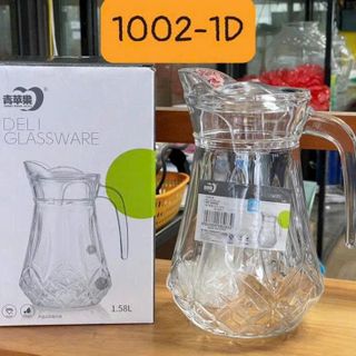 BÌNH THỦY TINH DELI HOẠ TIẾT 1,5L EH1002- 1D