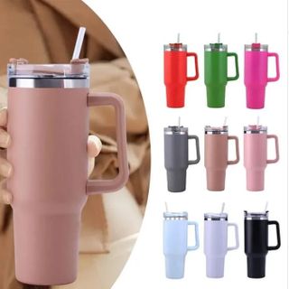 LY GIỮ NHIỆT INOX 1200ML KÈM ỐNG HÚT MÀU SẮC