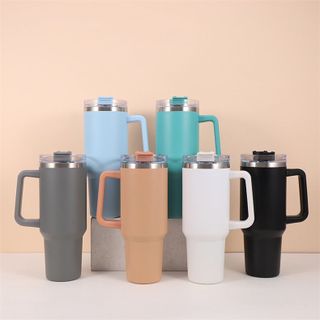 LY GIỮ NHIỆT INOX 1200ML KÈM ỐNG HÚT MÀU SẮC