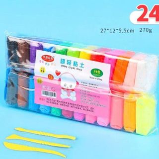 ĐẤT SÉT TỰ KHÔ AN TOÀN CHO BÉ 24 MÀU