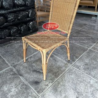Ghế ăn không tay nhựa giả mây theo yêu cầu