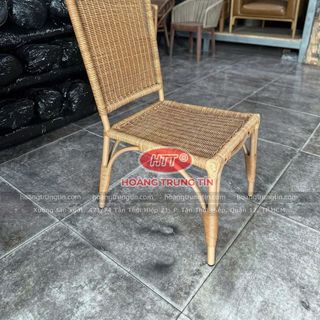 Ghế ăn không tay nhựa giả mây theo yêu cầu
