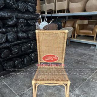 Ghế ăn không tay nhựa giả mây theo yêu cầu