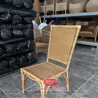 Ghế ăn không tay nhựa giả mây theo yêu cầu