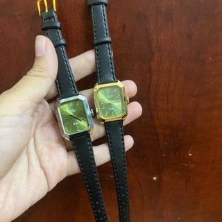 XẢ KHO ĐỒNG HỒ NỮ THỜI TRANG ROLET DA MẶT CHỮ NHẬT