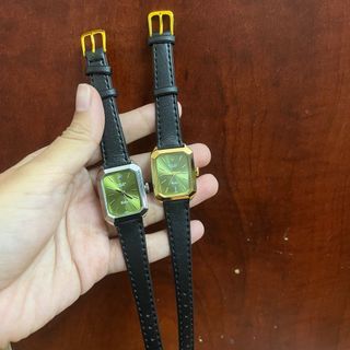 XẢ KHO ĐỒNG HỒ NỮ THỜI TRANG ROLET DA MẶT CHỮ NHẬT