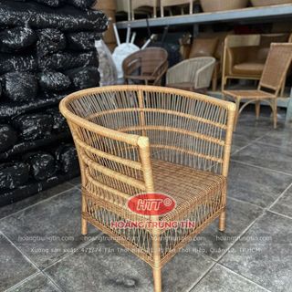 Ghế thúng dây tròn ngoài trời ghế mây nhựa thiết kế