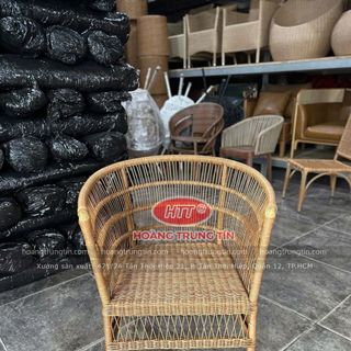 Ghế thúng dây tròn ngoài trời ghế mây nhựa thiết kế
