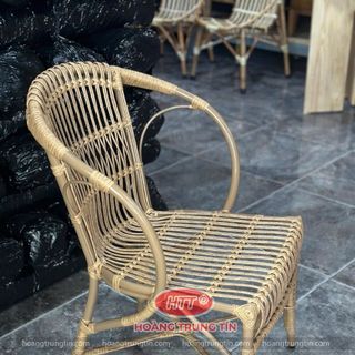 Ghế mây nhựa cafe ngoài trời giá tại xưởng HTT