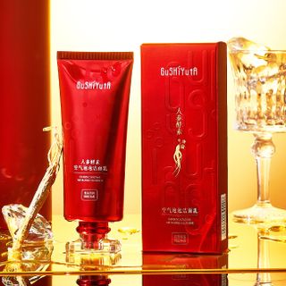 Sữa Rửa Mặt GuShiYuTa Ginseng Enzyme Air Bubble Cleanser 100g – Làm Sạch Sâu, Dưỡng Ẩm, Ngừa Mụn