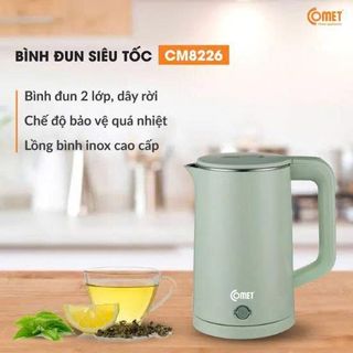 ẤM SIÊU TỐC 1,8L COMET CM8226