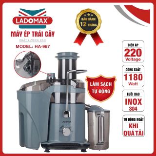 Máy ép li tâm 1180W Ladomax HA-967 dùng cho quán - Bảo hành 12 tháng