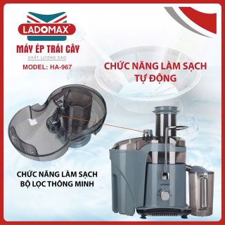 Máy ép li tâm 1180W Ladomax HA-967 dùng cho quán - Bảo hành 12 tháng