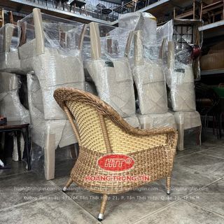 Ghế thúng bành nhựa giả mây thanh lý gấp 30 cái hàng mới