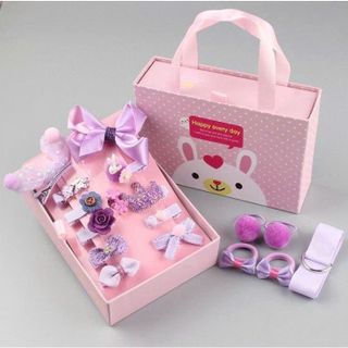 HỘP DÂY CỘT TÓC HAPPY MÀU HỒNG