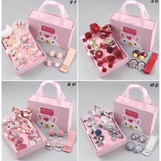 HỘP DÂY CỘT TÓC HAPPY MÀU HỒNG