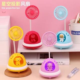 Quạt Tích Điện Đèn Quả Cầu (Thùng 144 Cái)