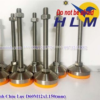 Chân tăng chỉnh chịu lực D60M12xL150(mm) | Chân tăng chỉnh Chịu Lực | Chân tăng chỉnh