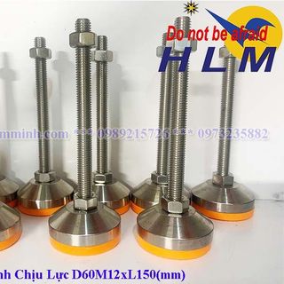 Chân tăng chỉnh chịu lực D60M12xL150(mm) | Chân tăng chỉnh Chịu Lực | Chân tăng chỉnh