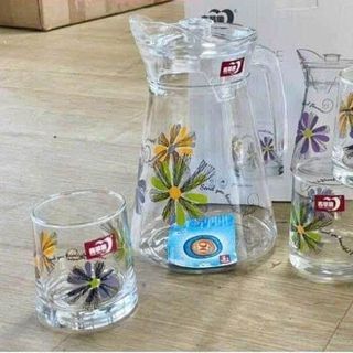 BỘ BÌNH THUỶ TINH DELI HOA EH1009- 2EL7
