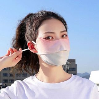 KHẨU TRANG VẢI THUN 2 LỚP CHỐNG TIA UV
