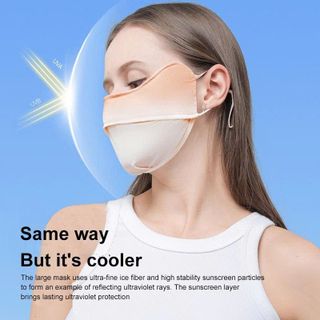 KHẨU TRANG VẢI THUN 2 LỚP CHỐNG TIA UV