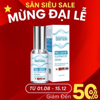 Xịt khử mùi toàn thân, lăn khử mùi BEUFRESH ngăn tiết mồ hôi, hạn chế mùi cơ thể 30ml