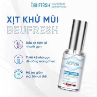 Xịt khử mùi toàn thân, lăn khử mùi BEUFRESH ngăn tiết mồ hôi, hạn chế mùi cơ thể 30ml
