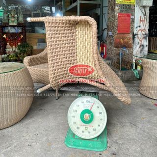 Ghế thúng mây nhựa ngoài trời cao cấp thanh lý mới số lượng có hạn