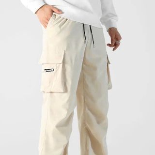 Quần dài suông túi hộp form unisex