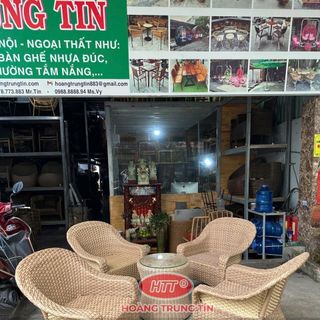 Sofa nhựa giả mây giá rẻ tại Sài Gòn