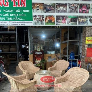 Sofa nhựa giả mây giá rẻ tại Sài Gòn