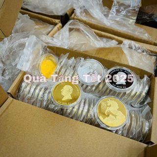 Sỉ Cặp Xu Ngựa Úc Mạ Vàng Bạc Lưu Niệm Lì Xì Tết 2026 Không Túi